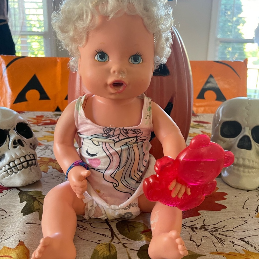 Adorable Baby Doll with Pink Accessories